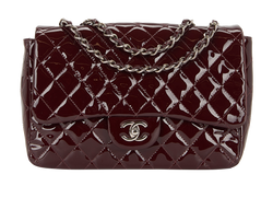 Classic Jumbo Single Flap, Patent, Burgundy, 13792121 (2009/10), 2*